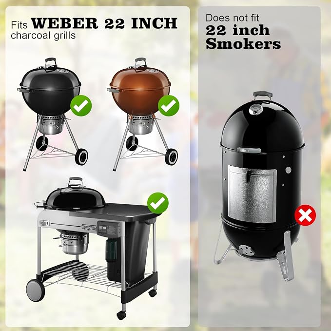 Replacement Cooking Grate, Fits 22 inch Weber Charcoal Grills - Image 5