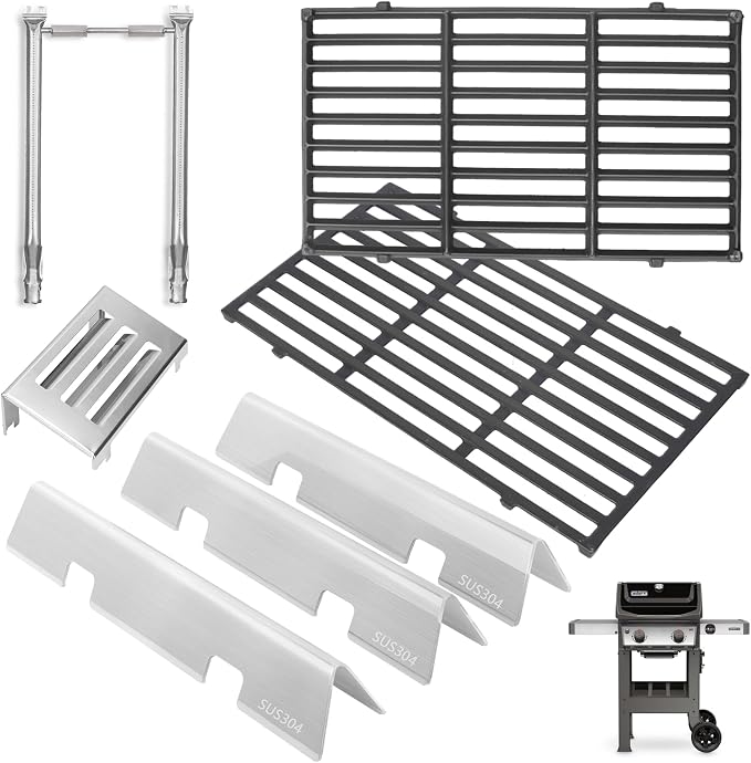 GS4 Spirit 2 Grill Parts for Weber Grill Parts Spirit II 200 SER, Replacement by PETKAO