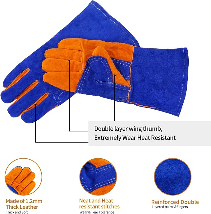 Leather Welding Gloves - Image 6