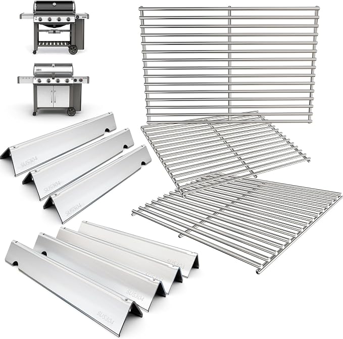 DcYourHome 66097 Grill Grates 66033 Flavorizer Bars by DcYourHome