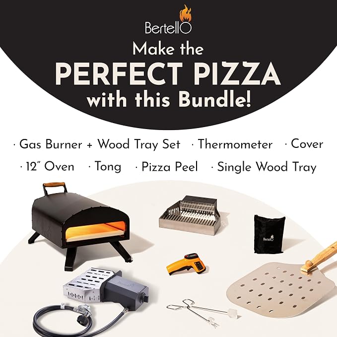 Bertello SimulFIRE Outdoor Pizza Oven Bundle - Image 5