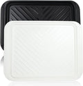 Extra Large Grilling Prep and Serve Trays, 17.3x13 inch BBQ Tray by Ecoiou