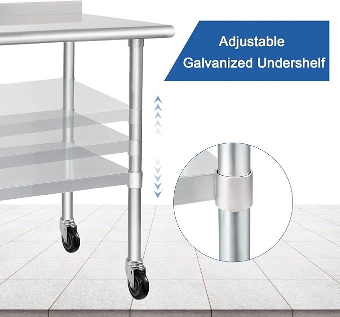 HARDURA Stainless Steel Table 30 x 36 Inches - Image 3