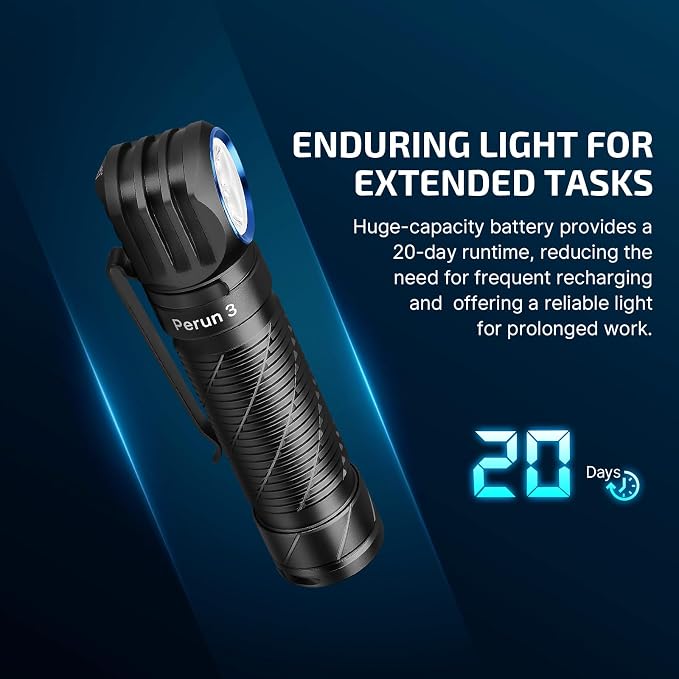 OLIGHT Perun 3 Rechargeable Headlamp Flashlight, 3000 Lumens LED Headlight - Image 4
