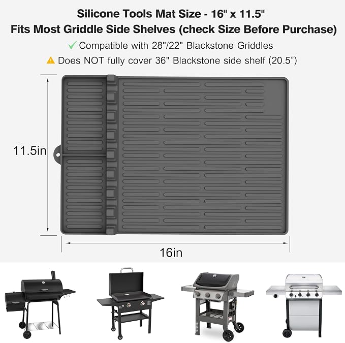 Silicone Griddle Tools Mat for Blackstone - Image 4