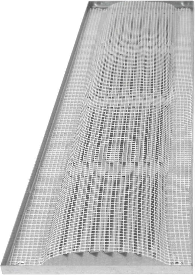 Repa Market Air Vent Cover 16x4 Inch Galvanized Steel Louvered Grill Cover - Image 9