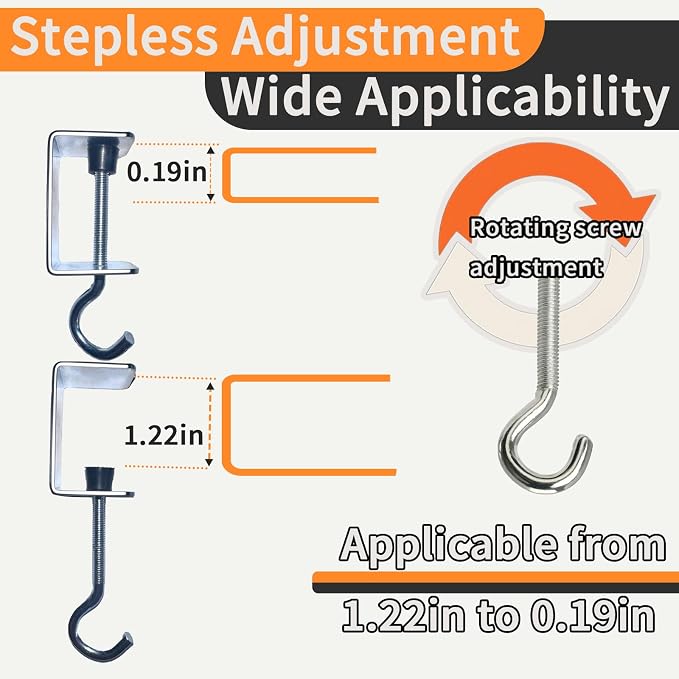 6 Packs Adjustable Tablecloth Clips - Image 5