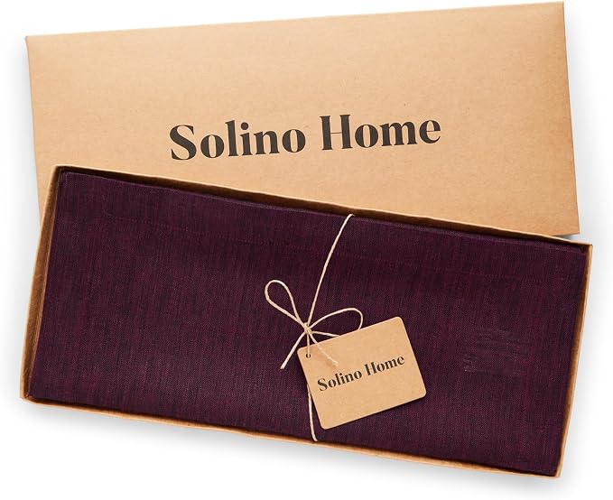 Solino Home Linen Small Table Runner 48 Inches - Image 5