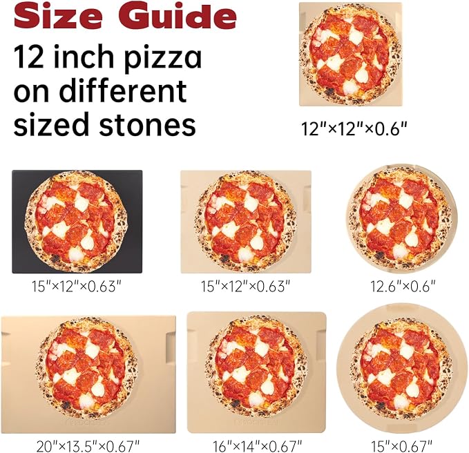 Pizza Stone, Cordierite Baking Stone - Image 6