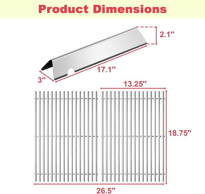 SUS 304 Genesis II 300 Grill Parts Kit - Image 6