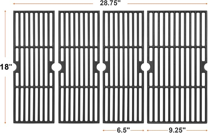 Cast Iron Grill Grates and Stainless Steel Grill Part Kit - Image 2