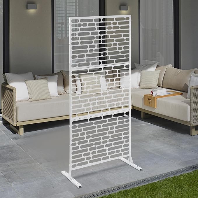 75" H×35" W Decorative Outdoor Privacy Screen - Image 3