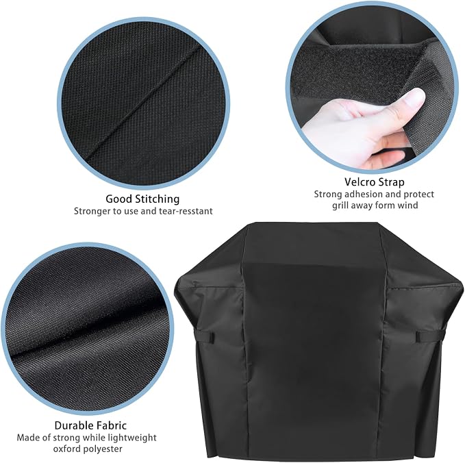 Grill Cover Weber Spirit II 200, Spirit 210 Series, 48 Inch 7138 Heavy Duty & - Image 3