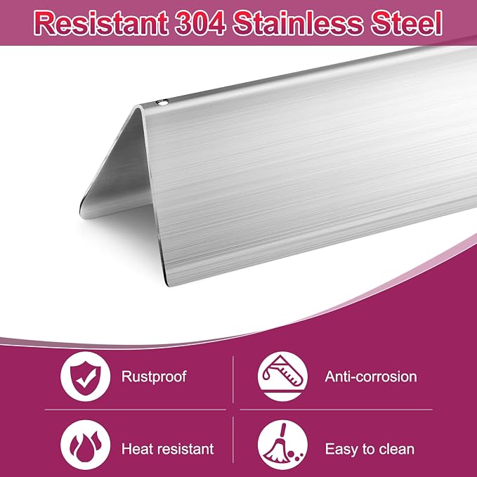 7637 Grid Grates 7635 Stainless Steel Flavorizer Bar - Image 3