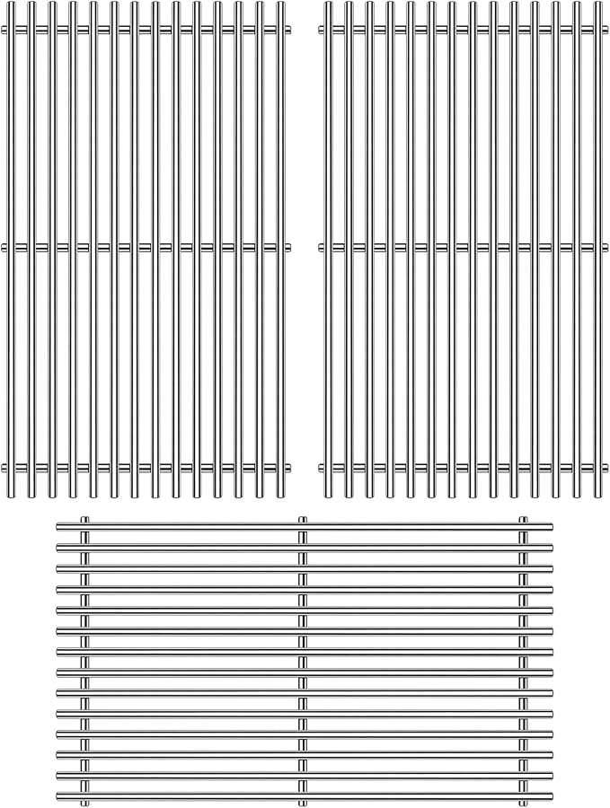 Grill Grates Parts for Weber Genesis II E-410, Weber Grill Parts Genesis 2 S-410 by Clivimi