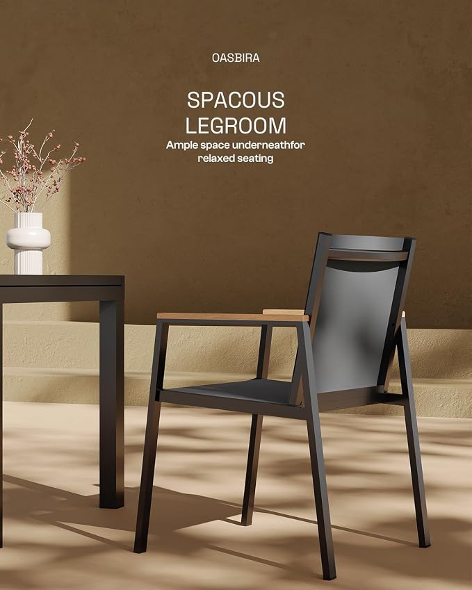 Expandable Outdoor Patio Dining Table Set - Image 4