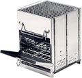 REDCAMP Wood Portable Burning Folding Camp Stove Stainless Steel Grid, by REDCAMP