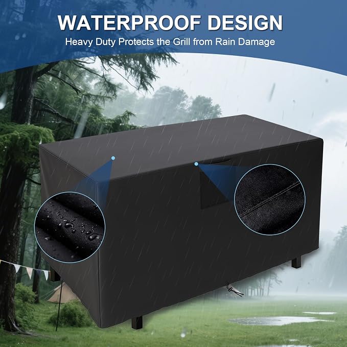 Square Fire Pit Cover, Upgraded Heavy Duty Fabric - Image 8