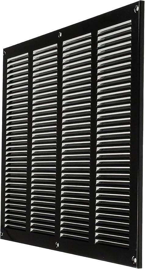 Repa Market 2-Pack Air Vent Cover 16x12 Inch Black Galvanized Steel Louvered - Image 8
