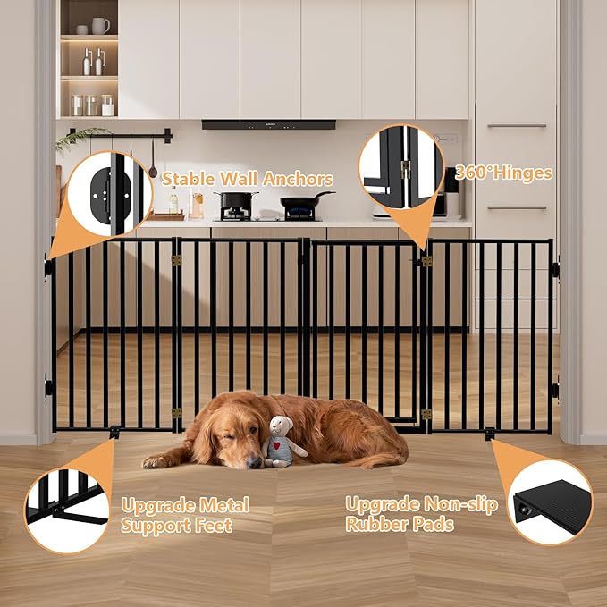 Full Metal Freestanding Dog Gates - Image 3