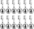12 Pcs Heavy Duty Tablecloth Weights Stainless Steel Weight Clip Down by Unknown