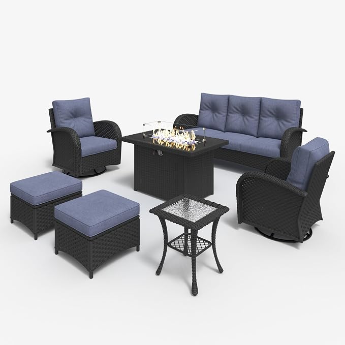 LayinSun 7 Pieces Outdoor Patio Furniture Set - Image 2