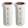 Eyely MPH1301C-SET2 Sal 25-Gallon Disposable Corrugated Cardboard Event Trash by eyely