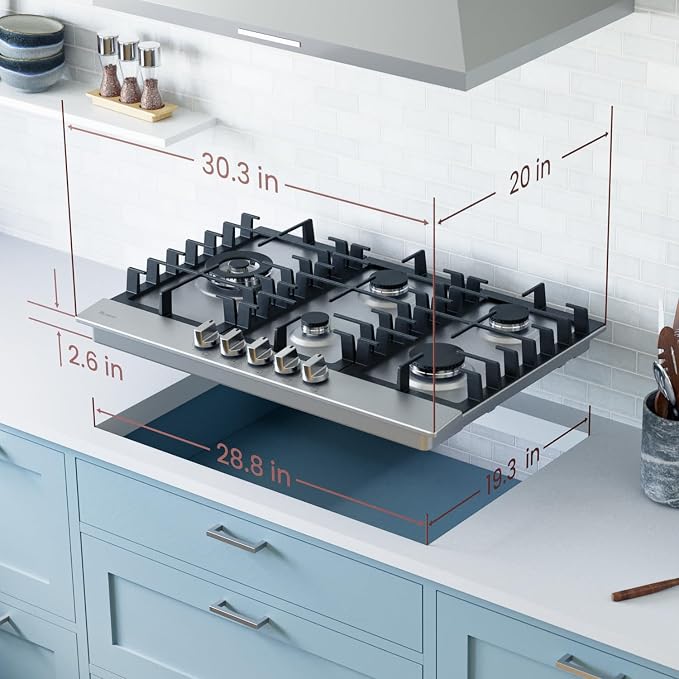 Rangaire RCG301S 30" Gas Cooktop - Image 4