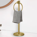 Hoimpro 17 Inch Stand Hand Towel Holder Towel Bar Towel Hanging Ring, Free by Hoimpro