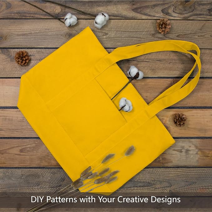 TOPDesign 1-Pack Canvas Tote Bags - Image 3