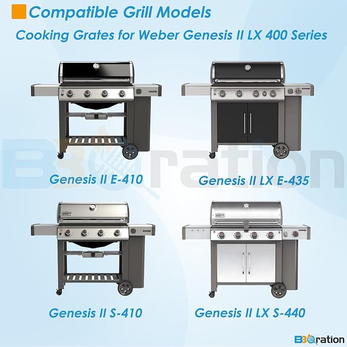 66089 18.75" Grill Grates for Weber GS4 Genesis II 400 & Genesis II LX 400 - Image 2