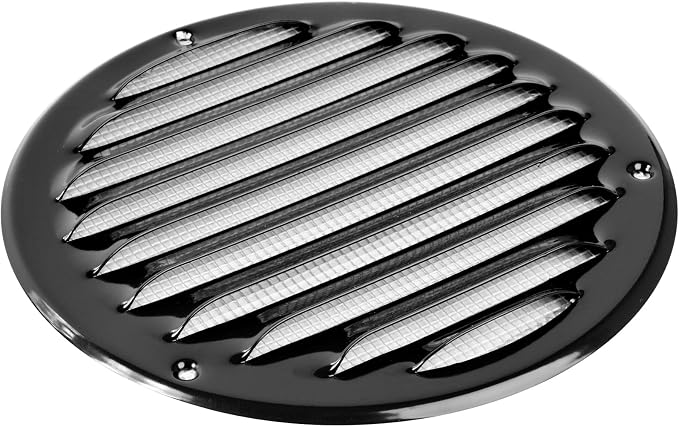 Repa Market 5 Inch Air Vent Covers/Black Galvanized Steel Return Air Grille/AC - Image 9
