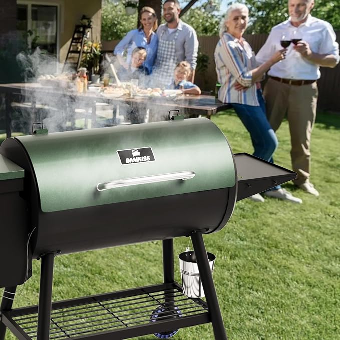 Pellet Smoker Grill Combo, 565 SQ.IN Cooking Area - Image 5