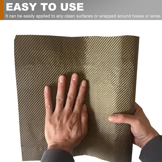 Titanium Thermal Barrier Adhesive Backed Heat Blanket Heat Shield Mat 12'' X - Image 6