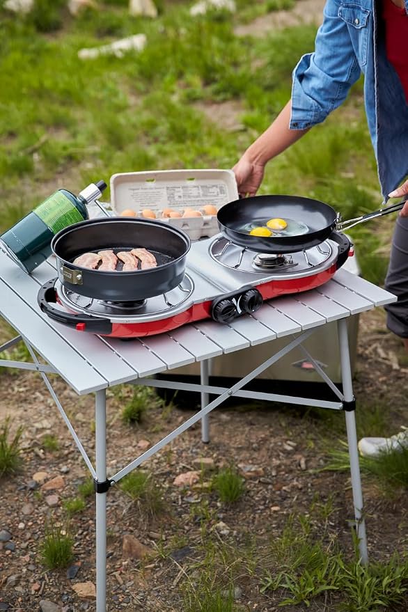 Coleman Fold ‘N Go 2-Burner Propane Stove, Dual Adjustable Burners - Image 5