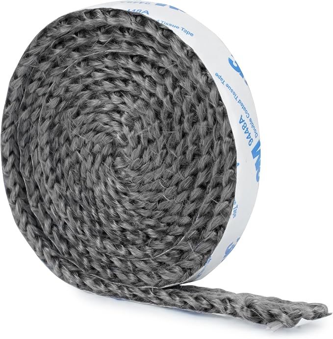 Stanbroil High Temperature Fiberglass Gasket Tape, 5/8" Width, 1/4" Thick by Stanbroil