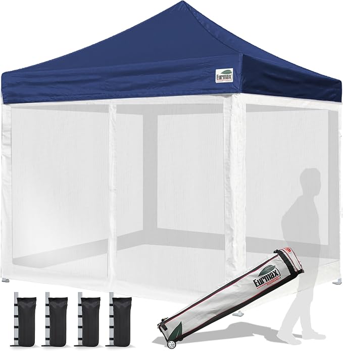 Eurmax USA 10'x10' Pop-up Canopy Tent Commercial Instant Canopies by Eurmax