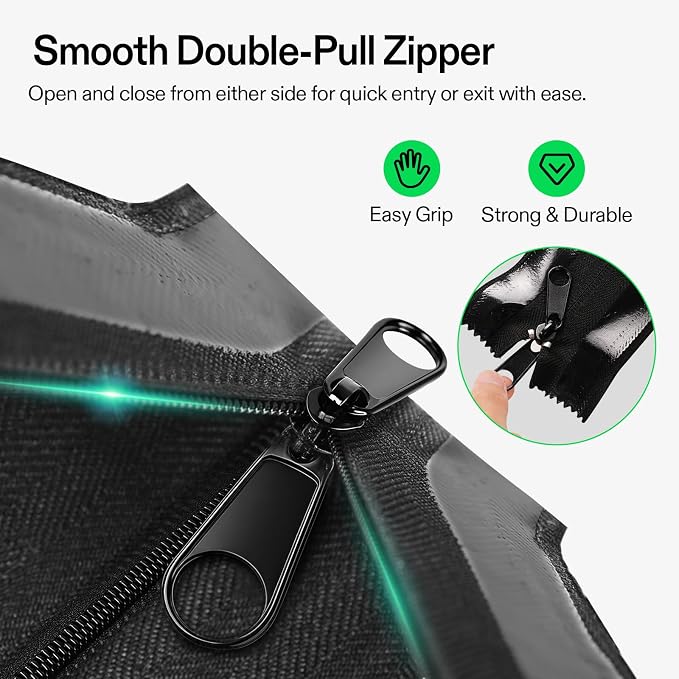 VIVOSUN 2-Pack Self Adhesive Zipper Door - Image 3