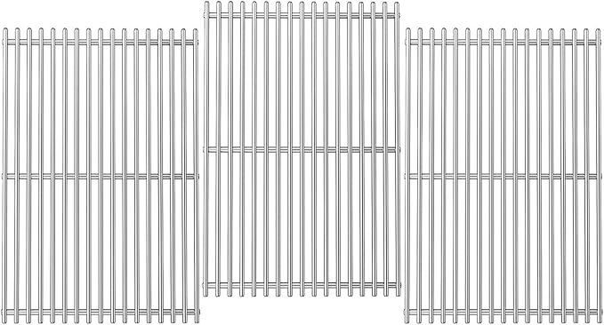 18.7" Cooking Grates for Weber Genesis GS4 Genesis II E-410, Genesis II LX by LOCVCDA