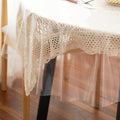 Clear Plastic Tablecloth Protector Round 60inch Diameter Waterproof Oilproof by Rawgoodz