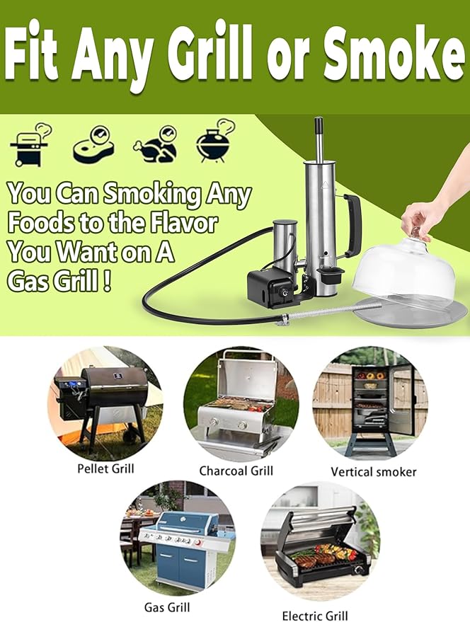 Smoker Tube Smoke Generator, Stainless Steel, USB Powered