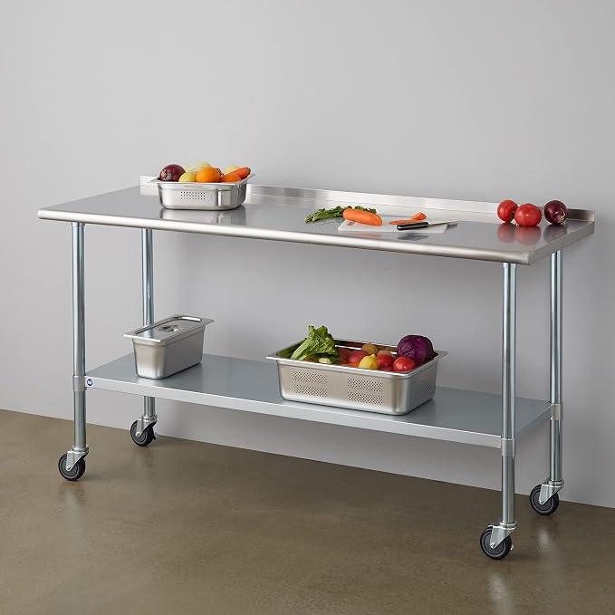 Stainless Steel Table for Prep & Work - Image 2
