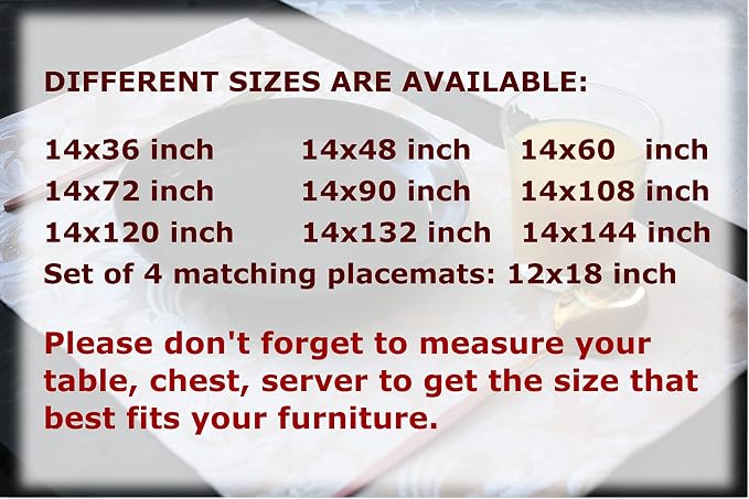 Black Table Runner 90 inch, Waterproof Dresser Scarf, Outdoor Coffee Table - Image 8
