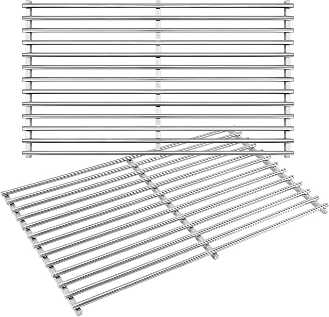 GasSaf 304SS Grill Grates 17.5x10.2 by GasSaf