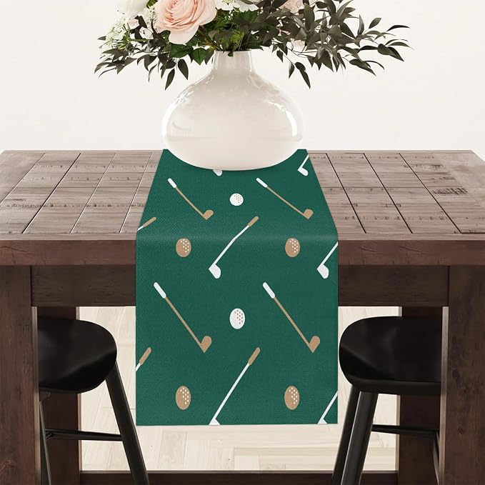 Golf Club Golf Ball Table Runner Kitchen Dining Table Runner 13*48in Table - Image 8