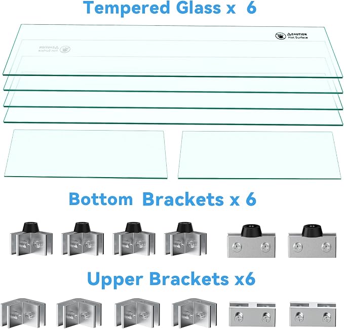 Skyflame Fire Pit Tempered Glass Wind Guard - Image 7