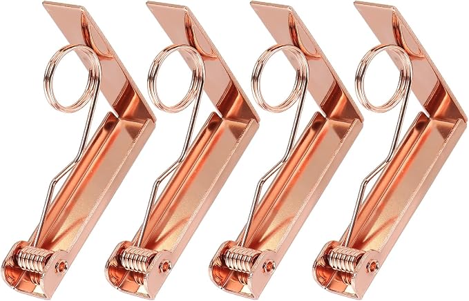uxcell 4 Pack Tablecloth Clips, Stainless Steel Table Cloth Cover Clamps by uxcell