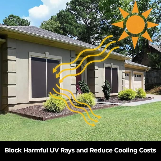 Custom Solar Screens for Windows Exterior 90% Shade - Image 4