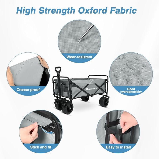 Yesker Foldable Wagon - Image 4