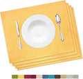 Placemat Set-Washable Place Mats by HOMEYNICE
